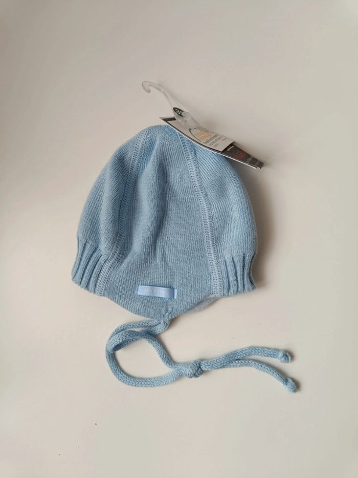 Bonnet bleu bébé 35cm - photo numéro 2