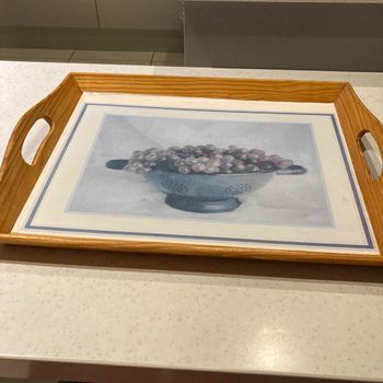 Plateau 40 x31 cm en bois