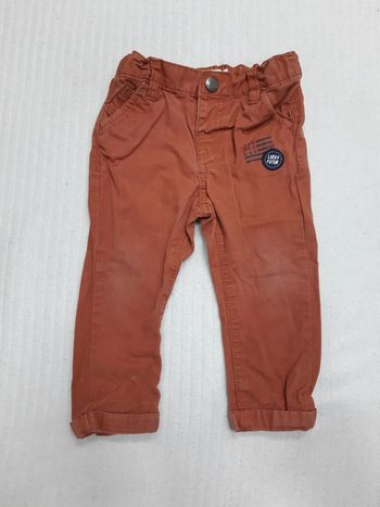 Pantalon rouge Gemo 18 mois