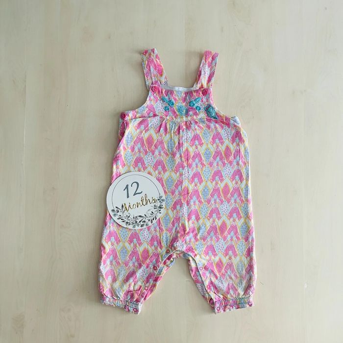 Salopette fille 12 mois 74 cm