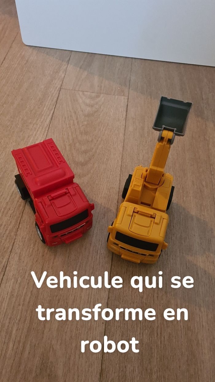 Vehicule qui se transforme
