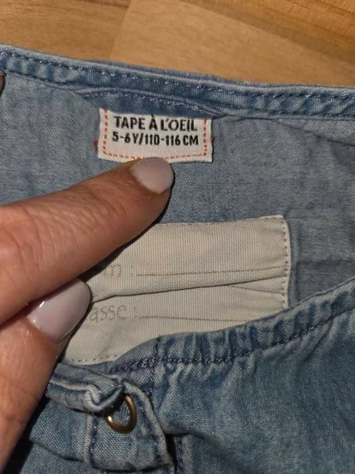 Robe tunique en jean 6 ans - photo numéro 5