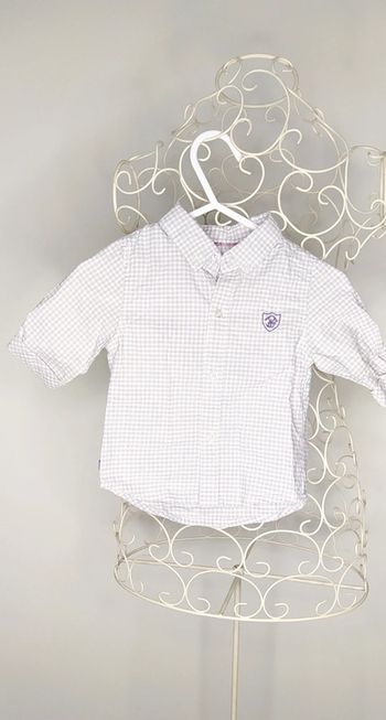 Chemise à carreaux 3 mois