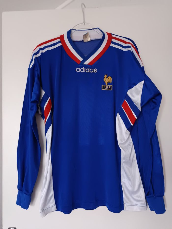 Maillot foot homme Adidas équipe de France vintage