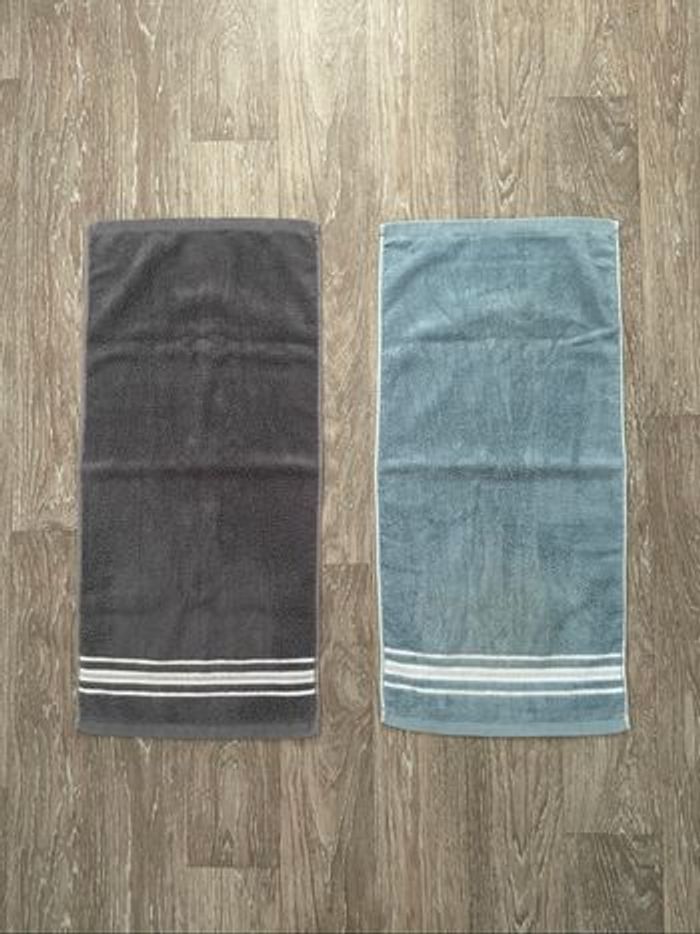 Lot de 2 serviettes de toilette