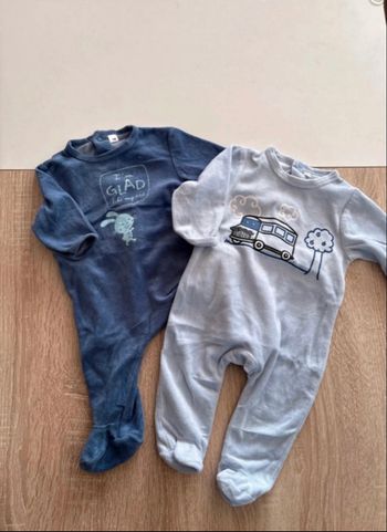 Pyjamas velours 3 mois
