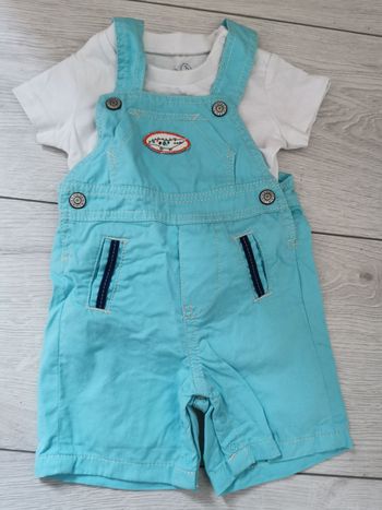 Ensemble bleu turquoise