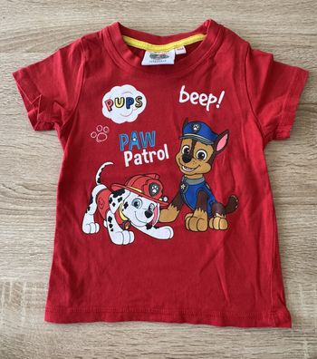 Tshirt manches courtes 18 mois rouge Pat Patrouille