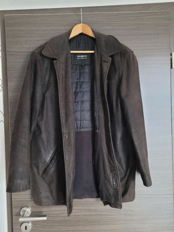 Manteau (cuir marron) M marque Oakwood