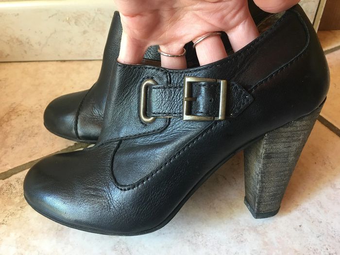 Bottines noires cuir San marina - photo numéro 4