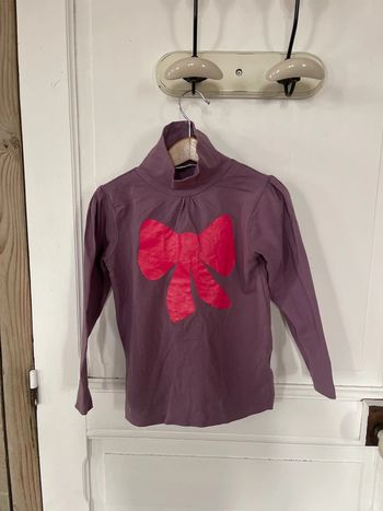 T-shirt col, roulé, kid, kanaï