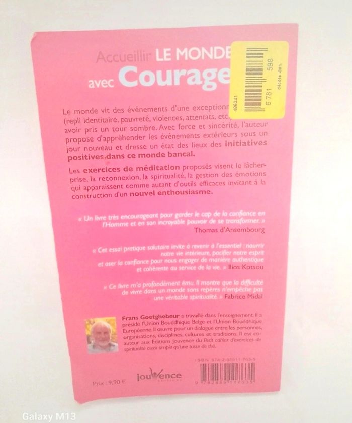 Accueillir le monde avec courage et y cheminer en conscience Frans Goetghebeur - photo numéro 3