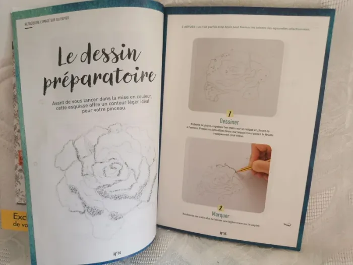 Livret. L’aquarelle facile – Les fleurs - photo numéro 5