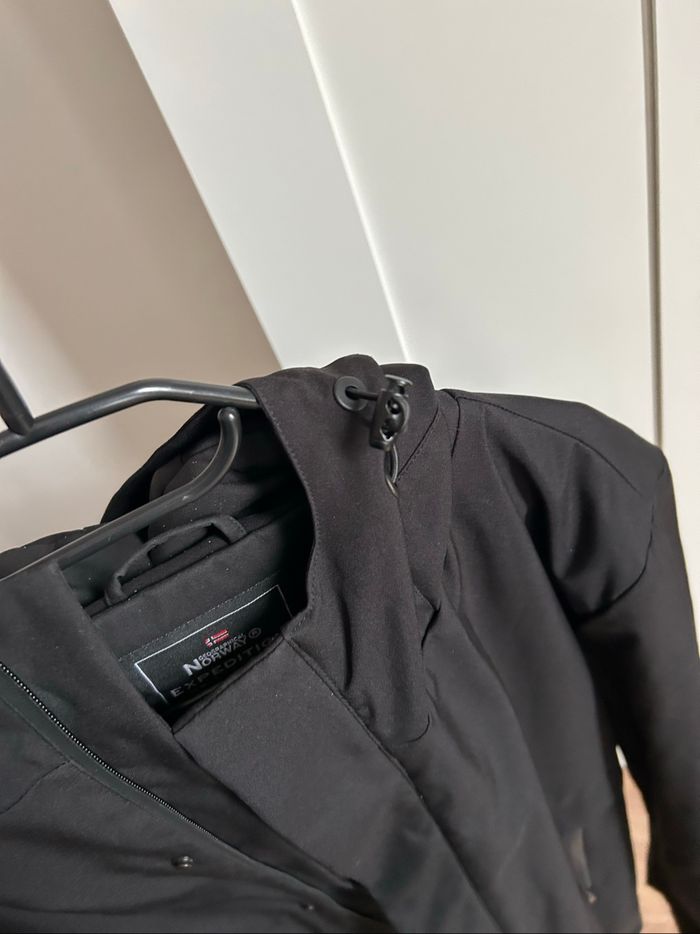 Doudoune / Parka noire unie Homme Geographical Norway Taille L - photo numéro 8