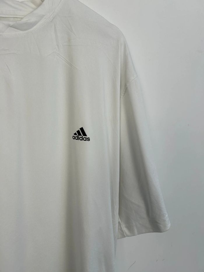 T-shirt Homme Adidas Blanc | Taille XXL | Très Bon État | Classique & Confort | #TM61 - photo numéro 3
