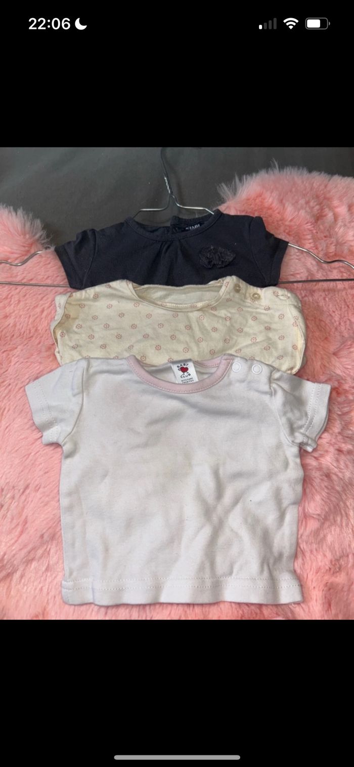 3 t-shirt en 1 mois
