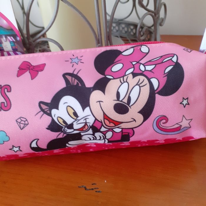 Trousse scolaire Minnie Mouse + 6 Crayons-couleur - photo numéro 2