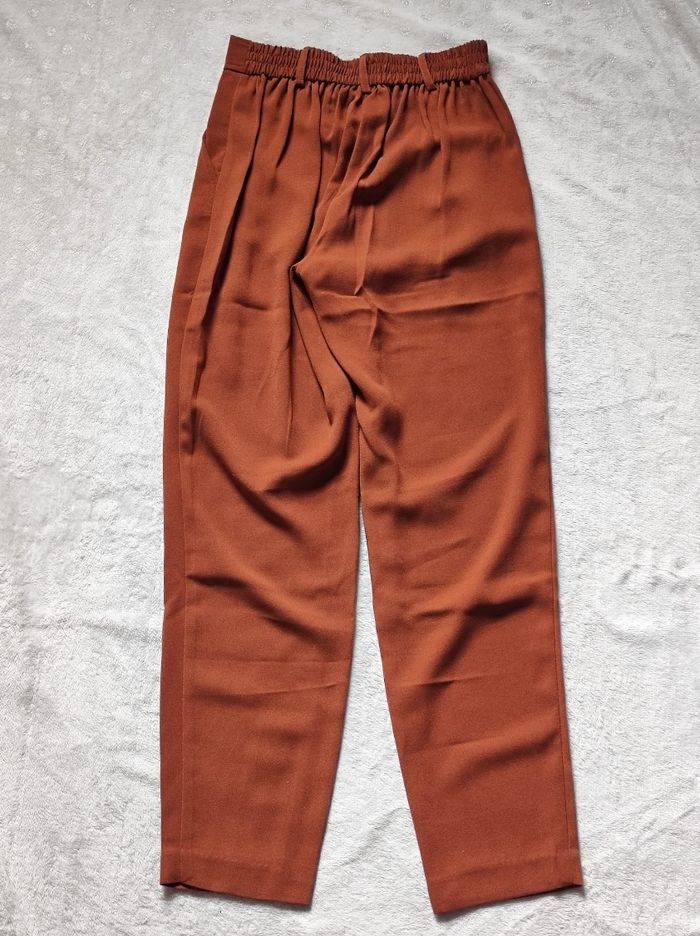 Pantalon décontractée marron taille XS - photo numéro 4
