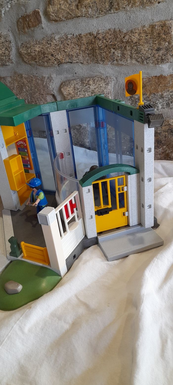 Zoo vintage avec enclos de gorille et tigre playmobil - photo numéro 10