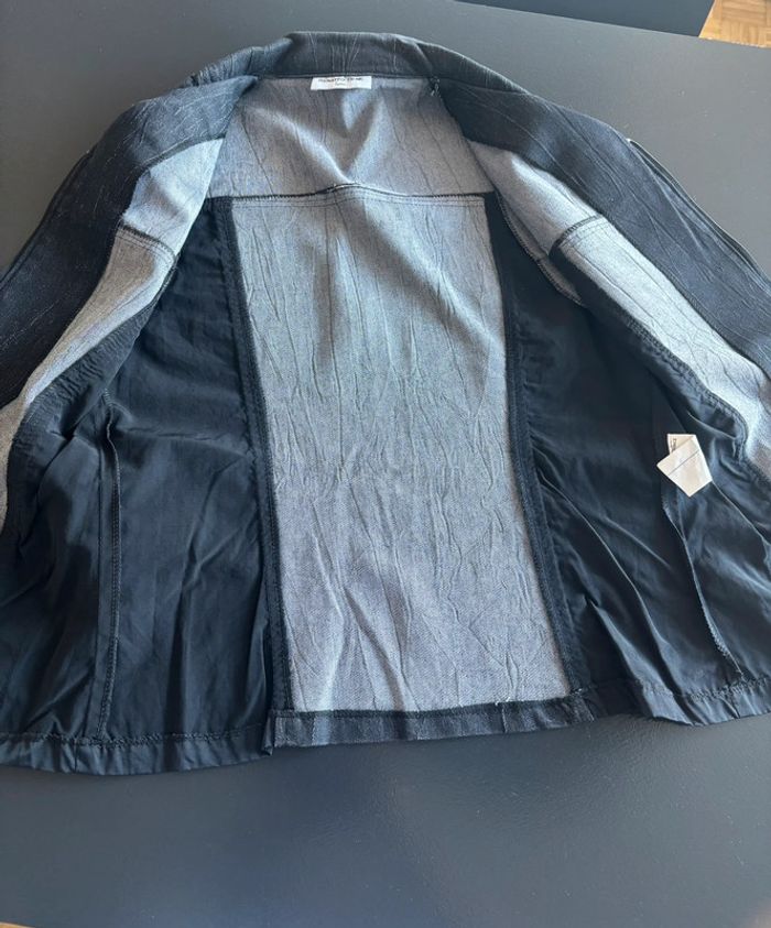 Veste en jeans sans manche T38 - photo numéro 5