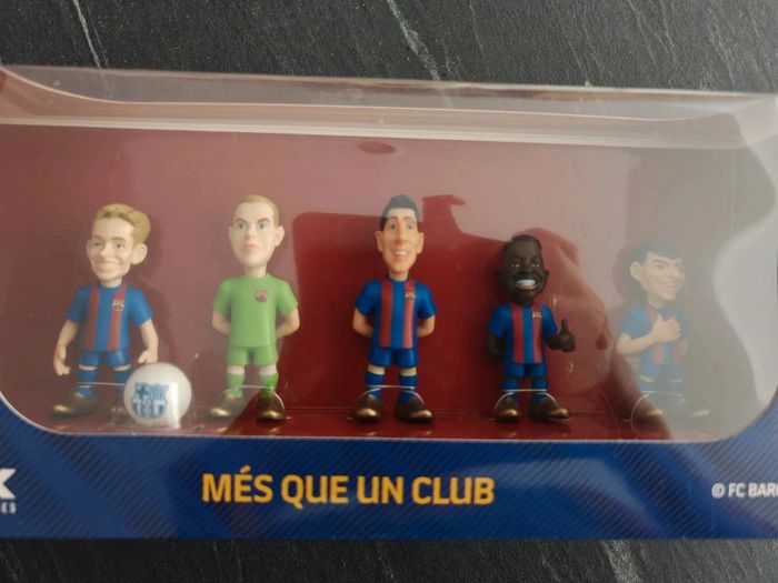 Pack de 5 Figurines Minix Football Stars FC Barcelone