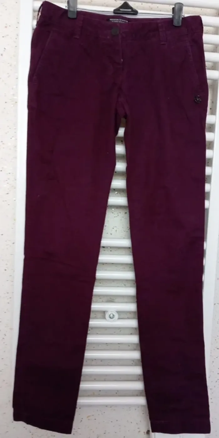 Pantalon lit de vin Maison Scotch Taille W 25 / L 32 - photo numéro 2