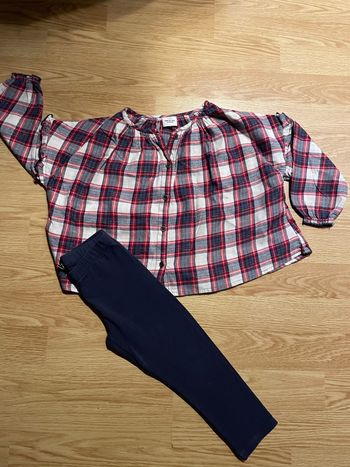 Ensemble chemisier et legging 3 ans