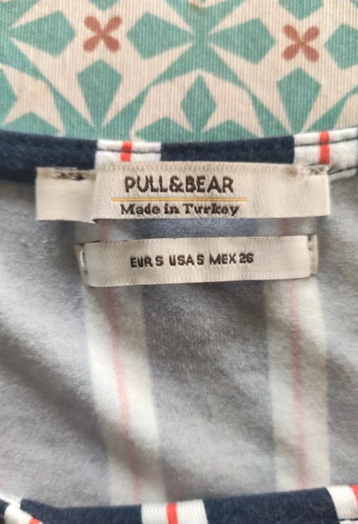 Pull & Bear Combinaison rayée S - photo numéro 4