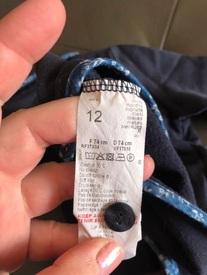 Ensemble chemise et veste molleton 12 mois IKKS - photo numéro 10