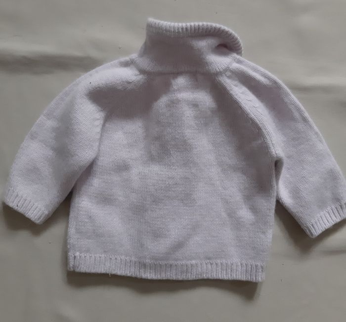lot de 2 gilets mauve et gris - Obaïbi - 3 mois - photo numéro 5