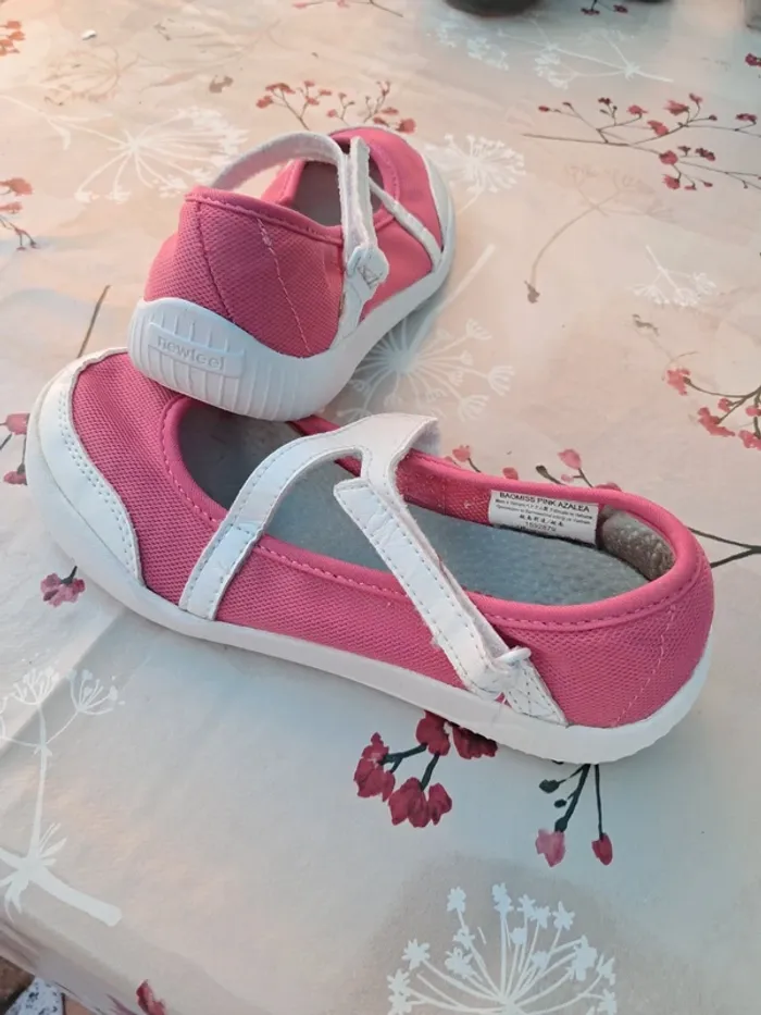 Jolies, confortables et pratiques sandales à scratch roses - T32 - Newfeel Oxylane - photo numéro 2