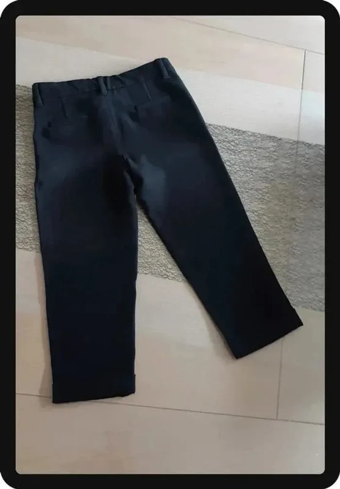Pantalon de smoking (de costume) noir tape à l'oeil 3 ans neuf avec étiquette - photo numéro 3