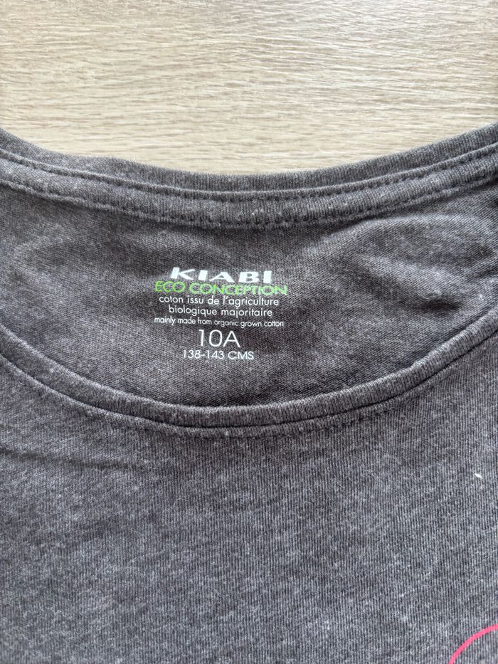 Tee-shirt manches longues gris - photo numéro 2