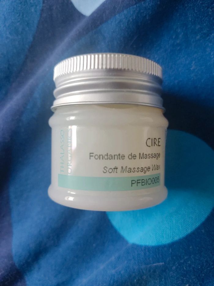 Cire fondante de massage thalasso organics