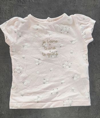 T-shirt bébé fille