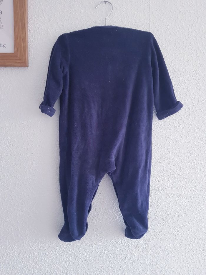 Kiabi - Grenouillère / pyjama une pièce / dors bien en velours - photo numéro 2