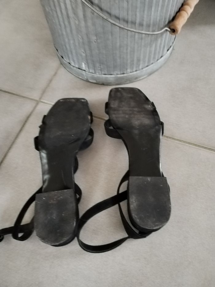 Sandales noires 37 Mango - photo numéro 2