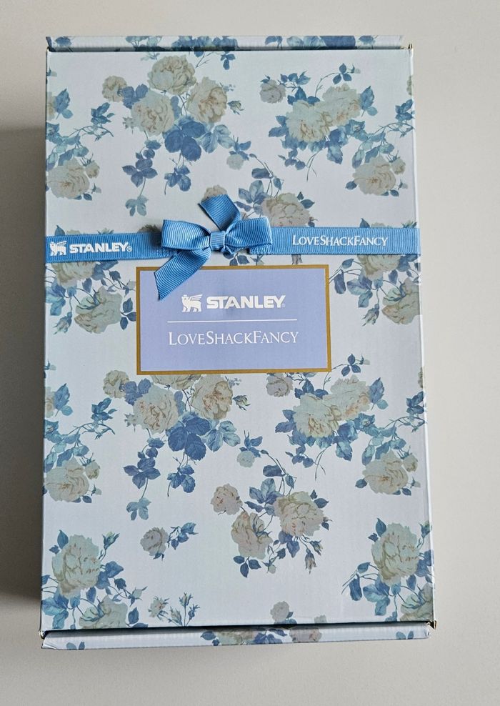 Stanley Quencher 1,2L × LoveShackFancy – Édition Bleue – Neuve - photo numéro 7
