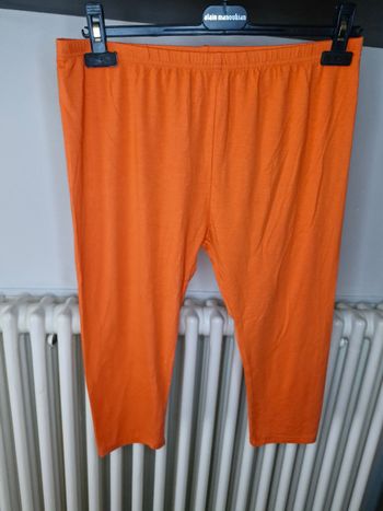 Legging court orange Taille 3