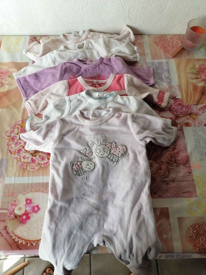 Lot de 6 pyjamas velours