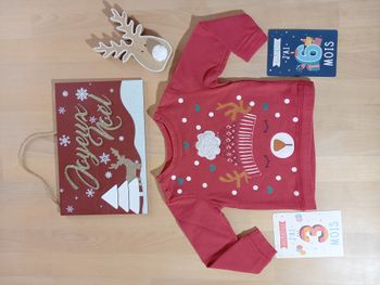 Pull Noël Vertbaudet 3 ans 🎄