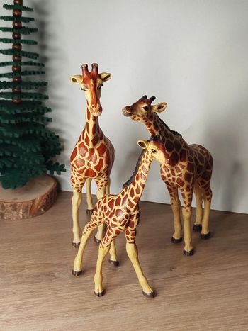 PAPO figurine famille girafe Animal de la savane