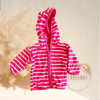 Veste fille chaude zippée 3 mois 62 cm