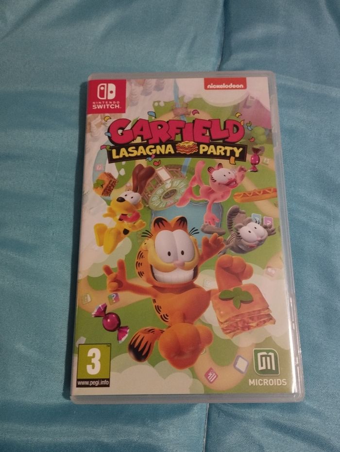 Jeu Nintendo Switch Garfield lasagna party