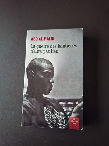 Témoignage La guerre des banlieues n'aura pas lieu de Abd Al Malik en bon état