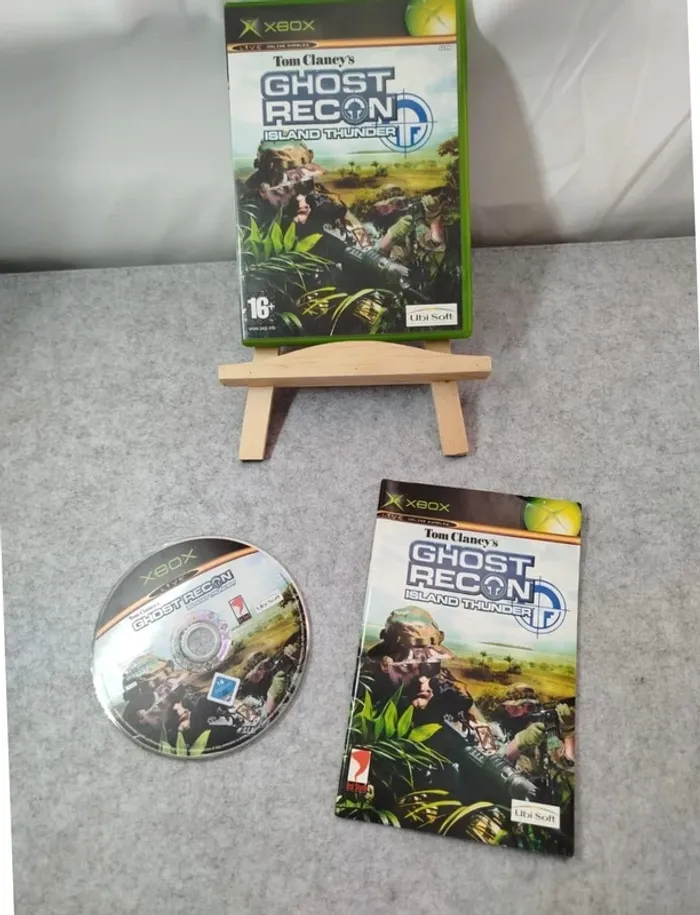 Jeu Ghost Recon Tom Clancy Island Thunder Xbox complet avec notice et boîte