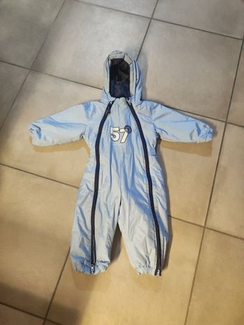 Combinaison de ski, bleue, 2 ans