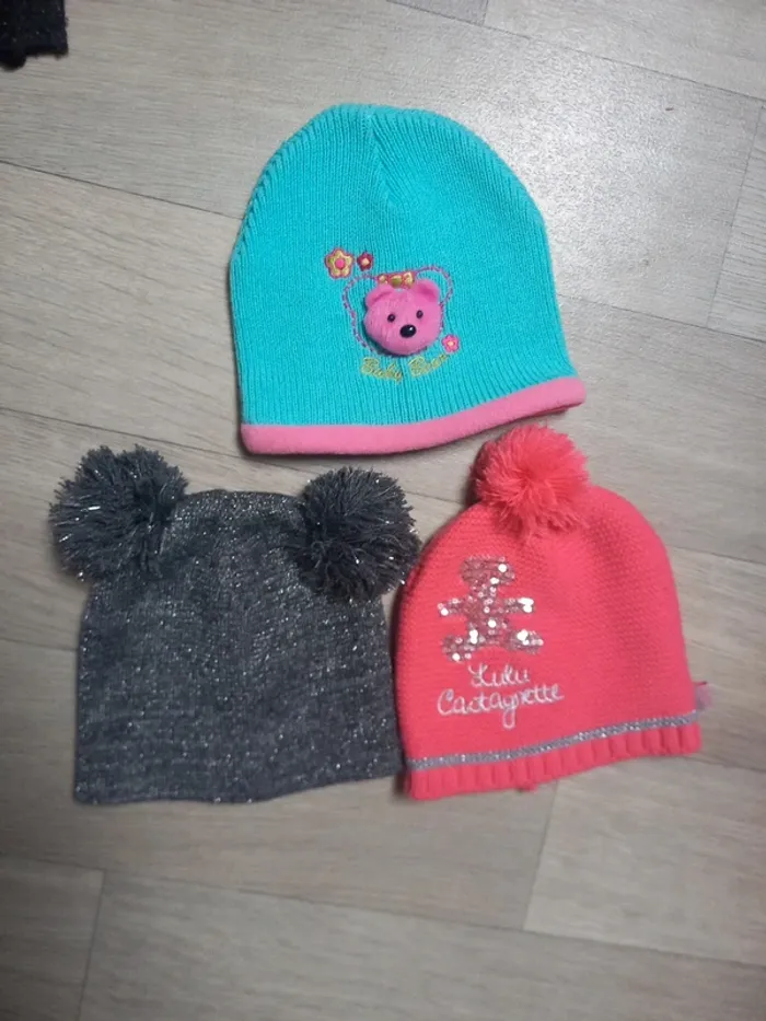 Lot de 3 bonnets bébé - photo numéro 7
