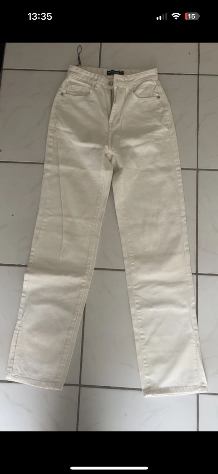 Jeans à fente PLT