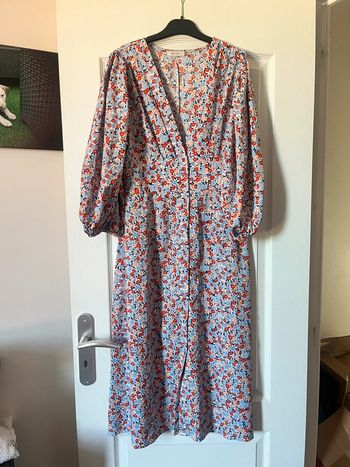 Robe longue à fleurs femme